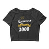 queens are born in 2000 Crop Top
