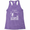 to bowl or not to bowl Racerback Tank