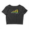 evolution of lego man Crop Top
