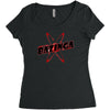 bazinga logo inspired by the big bang theory ideal birthday gift Women's Triblend Scoop T-shirt