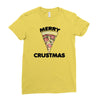 merry crustmas Ladies Fitted T-Shirt