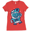 pizza yetee! Ladies Fitted T-Shirt