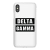 Delta Gamma Black iPhoneX