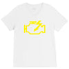 check engine light V-Neck Tee