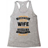 Super Cool Wife Of A Freaking Awesome Husband Racerback Tank