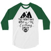 The Mountains, Are Callıng,  I Must Go 3/4 Sleeve Shirt