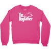 the dogfather   boxer Crewneck Sweatshirt