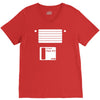 floppy disk V-Neck Tee