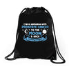 I Love Someone with Prostate Cancer to The Moon and Back to Infinity Drawstring Bags