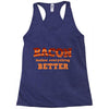 bacon makes everything better Racerback Tank
