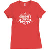 Old West Bachelor Party - Groom's Crew Version Ladies Fitted T-Shirt