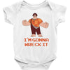 i'm gonna wreck it ralph Baby Bodysuit