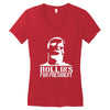 rollins for president  funny  comic henry rollins punk rock tv p Women's V-Neck T-Shirt
