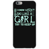 i ski like a girl iPhone 6/6s Case