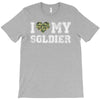 i love my soldier regular camouflage T-Shirt