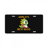 mario's boss License Plate