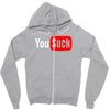you suck Zipper Hoodie