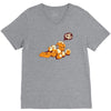 happy face V-Neck Tee