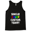 single color custom t shirt Tank Top