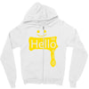 hello world Zipper Hoodie