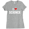 i love science Ladies Fitted T-Shirt