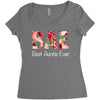 Bae Best Auntie Ever Women's Triblend Scoop T-shirt