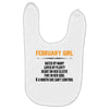 February Girl Hated By Many Baby Bibs