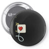 Electrical Plug &amp; Light Bulb Couples Design Pin-back button