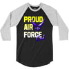 proud air force dad 3/4 Sleeve Shirt