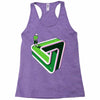puzzled putter Racerback Tank