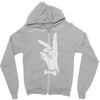 bunny sign Zipper Hoodie