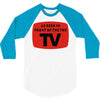 as seen in front of the the tv 3/4 Sleeve Shirt