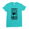 introverts Unite Separately in Your Own Homes Ladies Fitted T-Shirt