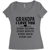 I Love You Grandpa Women's Triblend Scoop T-shirt