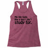 my life feels Racerback Tank