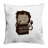 how to be vegetarian Throw Pillow