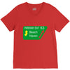 gps logo free exit 63 beach haven V-Neck Tee