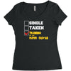 single taken trainin to go super saiyan Women's Triblend Scoop T-shirt