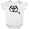 toyota parodie diable Baby Onesie
