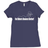 fat bikers bounce better Ladies Fitted T-Shirt