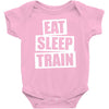 v5 eat sleep train Baby Onesie