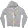 Unicorns are born in December Zipper Hoodie