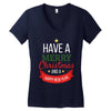 have a merry christmas and a happy new year Women's V-Neck T-Shirt