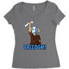 freedom Women's Triblend Scoop T-shirt