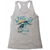 wake up and drink a coffee Racerback Tank