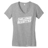 challenge accepted Women's V-Neck T-Shirt