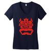 decepticon bowser   mono Women's V-Neck T-Shirt