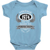 vintage quality without compromise 1974 aged to perfection Baby Bodysuit