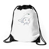 cute bunny Drawstring Bags