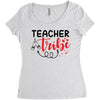 teacher tribe Women's Triblend Scoop T-shirt
